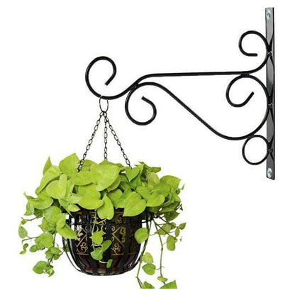 4 Pieces Of Black Ironwork Hooks