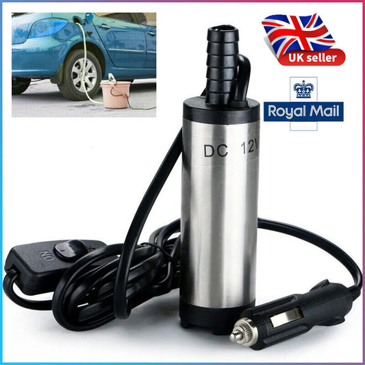 Car DC 12V Submersible Water Oil Fuel Transfer Cigarette38mm