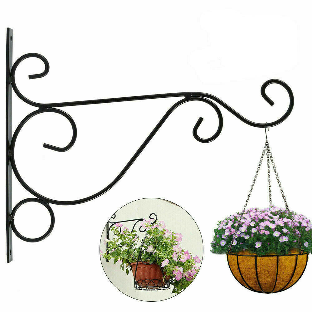 4 Pieces Of Black Ironwork Hooks