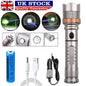 LED Tactical Flashlight Rechargeable LED Work Light Super Bright Torch Emergency Light Escape Hammer